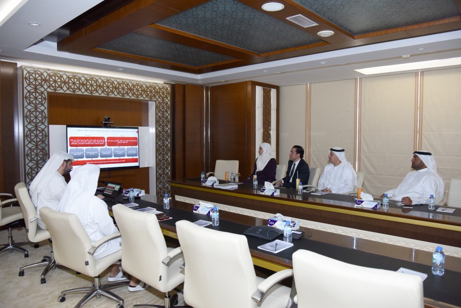 A Delegation from AAU visits Abu Dhabi Systems & Information Centre.