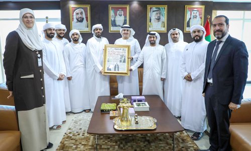 AAU Chancellor celebrates the UAE 50th National Day with Engineering Students