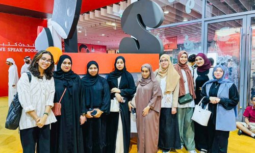 مكتبة خليفة تنظم زيارة لمعرض الشارقة الدولي للكتاب 2023