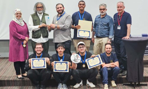 طلبة الهندسة المدنية يحصدون المركز الأول والثاني في مسابقة 