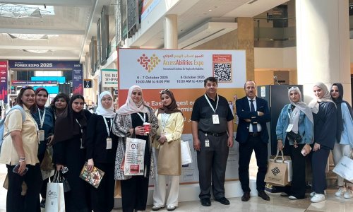 Al Ain University Students Participate in “Disability Expo 2025”