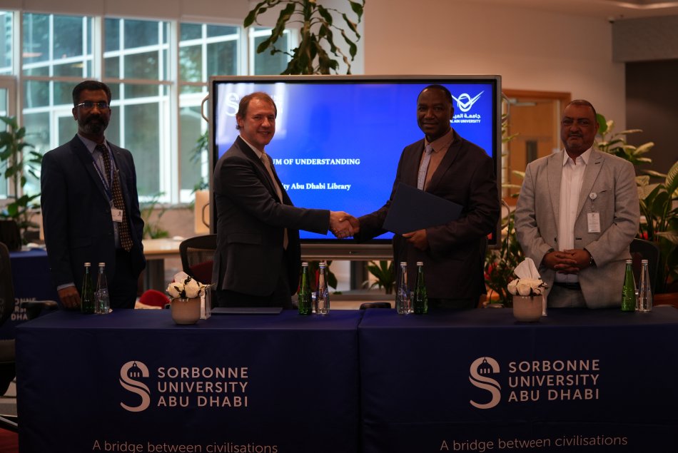 AAU Signs MoU with Sorbonne University Abu Dhabi