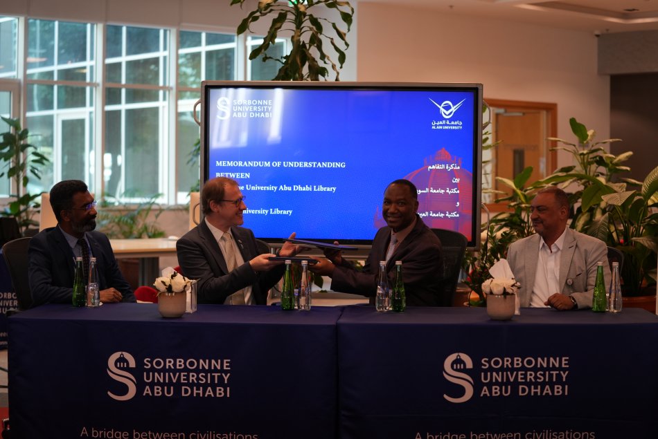 AAU Signs MoU with Sorbonne University Abu Dhabi