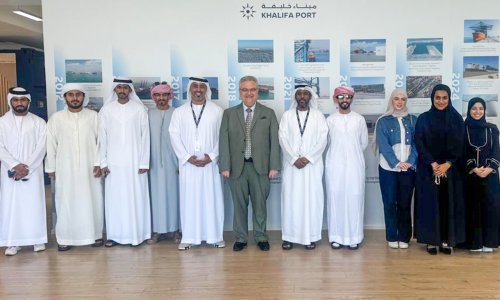 Maritime Law Students Visit Khalifa Port for Practical Learning Experience